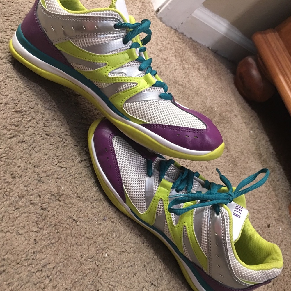 Bloch Lightening Dance Sneaker in color: Lime